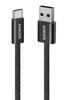 ANKER Zolo Cable Durable Nylon Compatible with iPhone 17 16 15 Google USB-C & USB-A 1.0m Black, USB-IF Certified, Material, / / / Galaxy, Pixel, Etc.