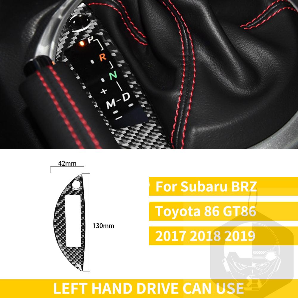Pro Subaru BRZ Toyota 86 GT86 2017 2018 2019 Carbon Fiber Car příslušenství Držák řadicí páky Obložení klimatizace