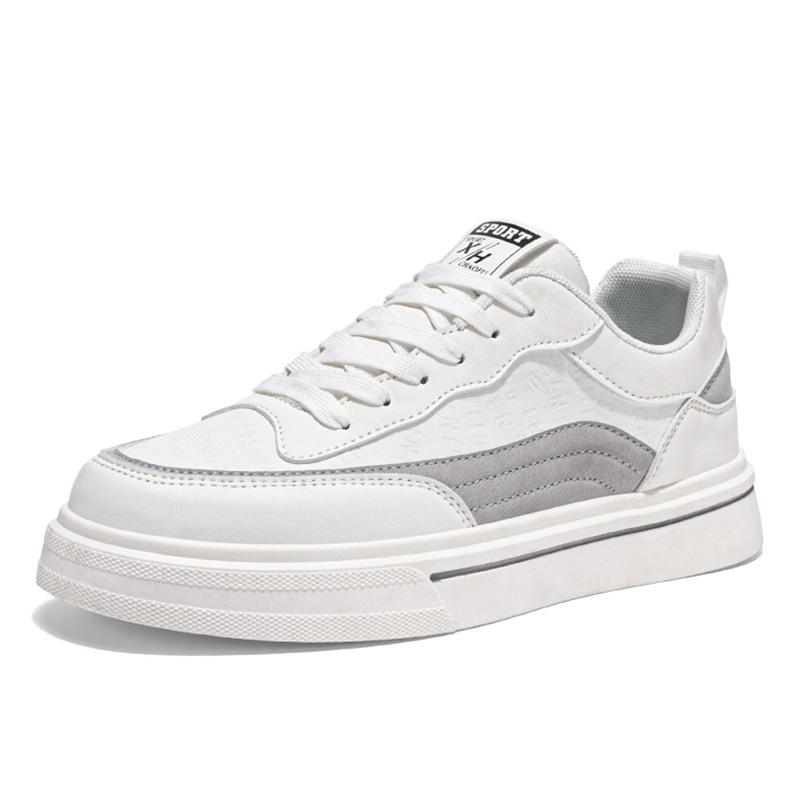 

Little white shoes men s shoes spring and autumn casual trendy shoes men s low-top wear-resistant student sports thick skateboard baseplate shoes 39