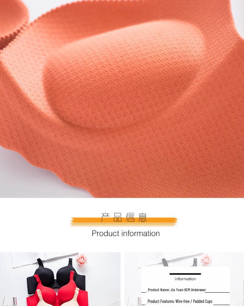 Ultra-Dicker 6cm Gepolsterter BH für kleinere Oberweiten - Ohne Bügel, Anti-Hänge-Effekt, A-Körbchen Dessous für Damen