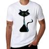 Green Eyed Kitty Tshirt Stylish Graphic Short Sleeve Top Tshirt