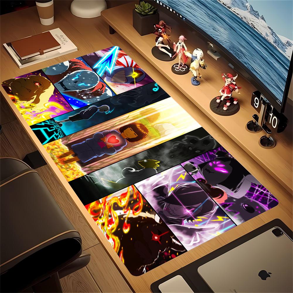 

Undertale Sans Frisk Mouse Pad Game Teclado Mouse Pad Large Computer Laptop Non-slip Keyboard Desk Mat Natural Rubber Mousepad 60x30cm