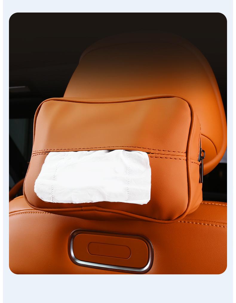 Car Seat Tissue Holder for AITO M9: Armrest Box Tissue Bag