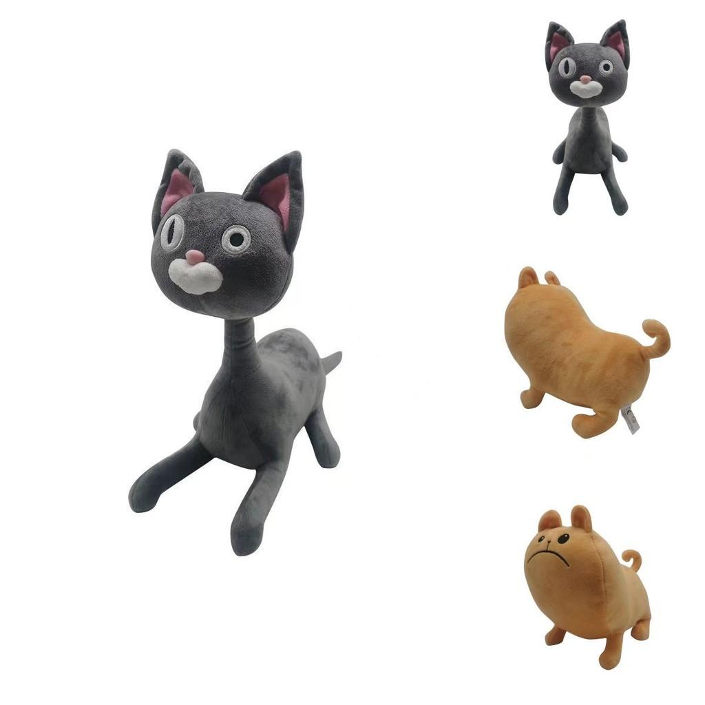 Cute Noodle And Bun Plush Toy- Soft And Cuddly Cartoon Cat And Dog Stuffed Animals