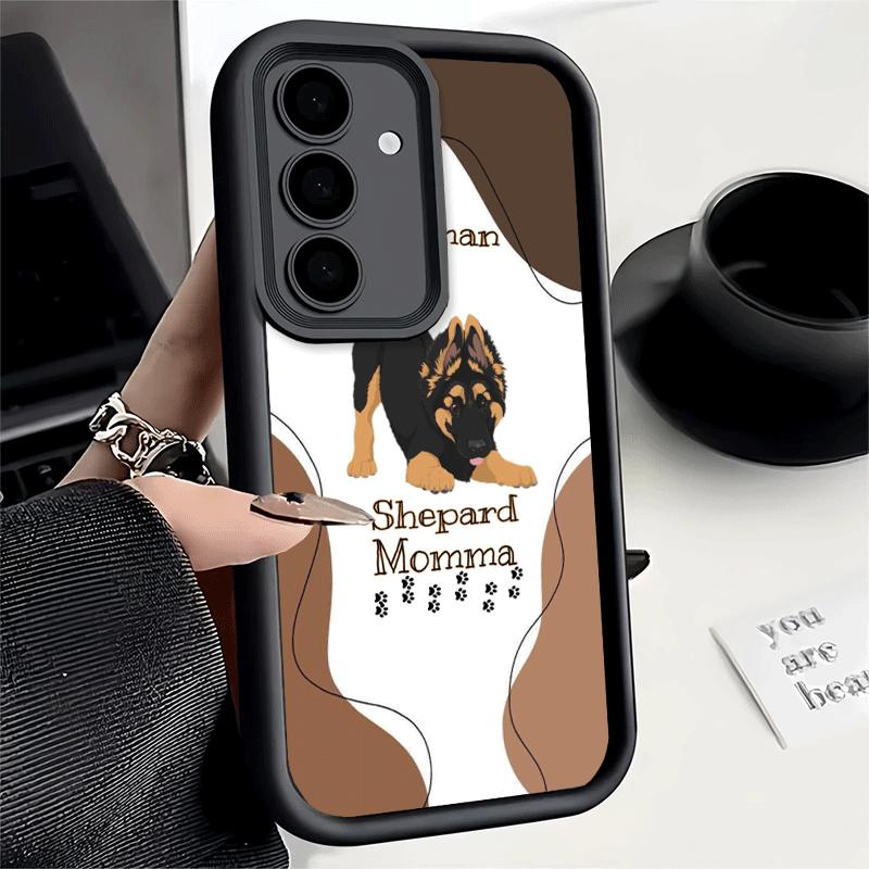 Phone Case for Samsung Galaxy S26 S25 Ultra S24 FE German Shepherd Dog Shell S23 Plus S22 + S21 S20 5G Soft Silicone Funda