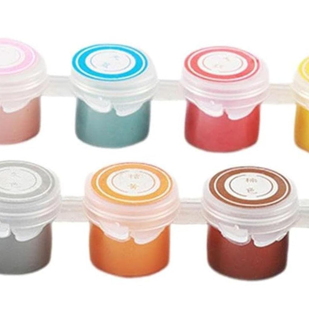 12 Colors Ceramic Paint Set Vibrant Colors Ceramic Painting Pigment Kit Mixable Pottery Art Paint Pigment for Kids