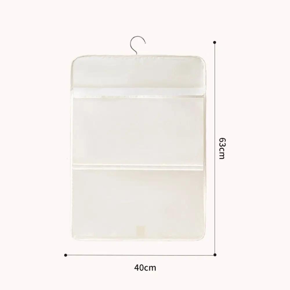 Space Saving Hanging Storage Bag Multifunctional Compact Bra Storage Organizer Mesh Pockets Versatile Closet Organizer Dormitory