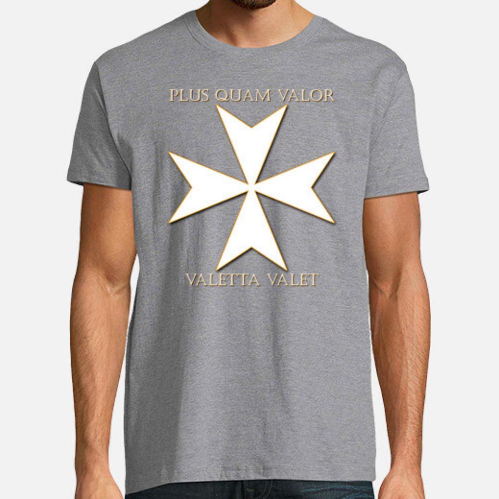 Cruz De La Orden De Malta Valetta Men TShirt Short Sleeve Casual Cotton ONeck Summer T Shirts S