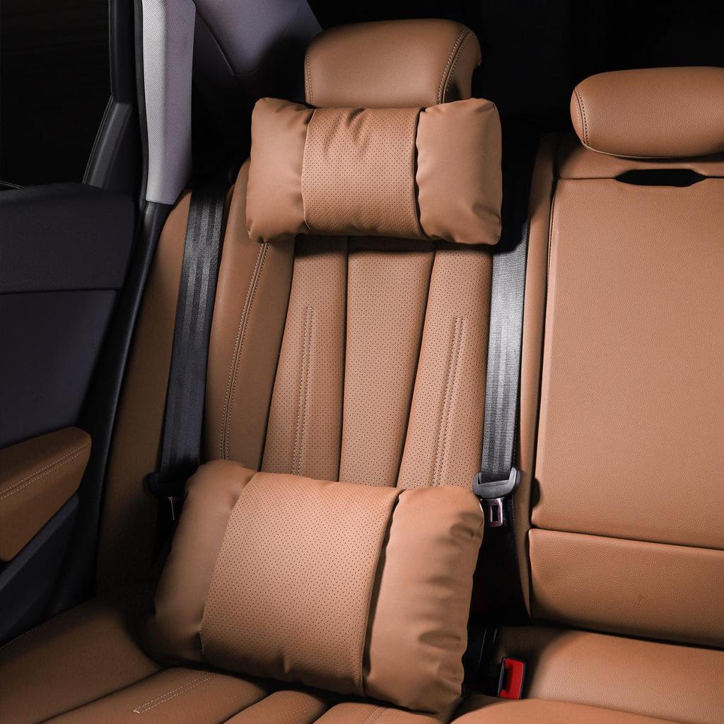 Leather Headrest Cover for Buick GL8, Encore Plus, Lingshang E5, Avia, Regal, Lu Zun, Angke Qi, and Century