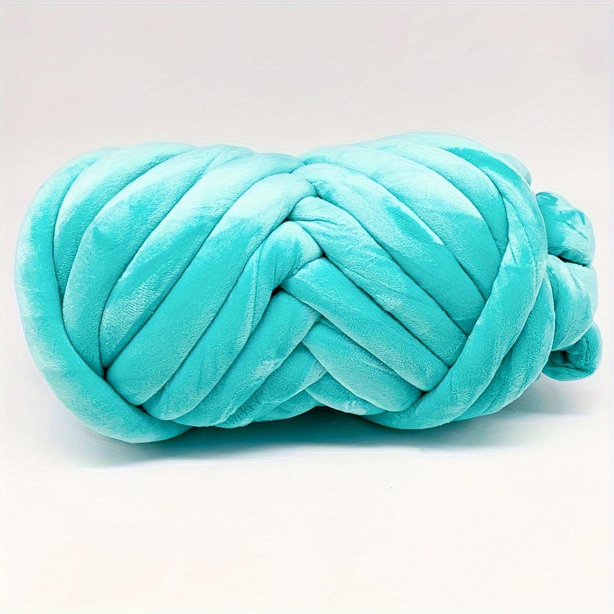 

6 мотков по 3 кг сверхтолстой полиэстеровой пряжи, машинная стирка, пряжа для вязания и крючком | Многоцветная пряжа-гигант для домашнего декора | Набор для рукоделия 500g/1.1lb