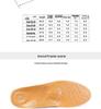Unisex Leather Orthotic Insoles for Flat Feet: XO-Legs Support, Shock Absorbing, Breathable