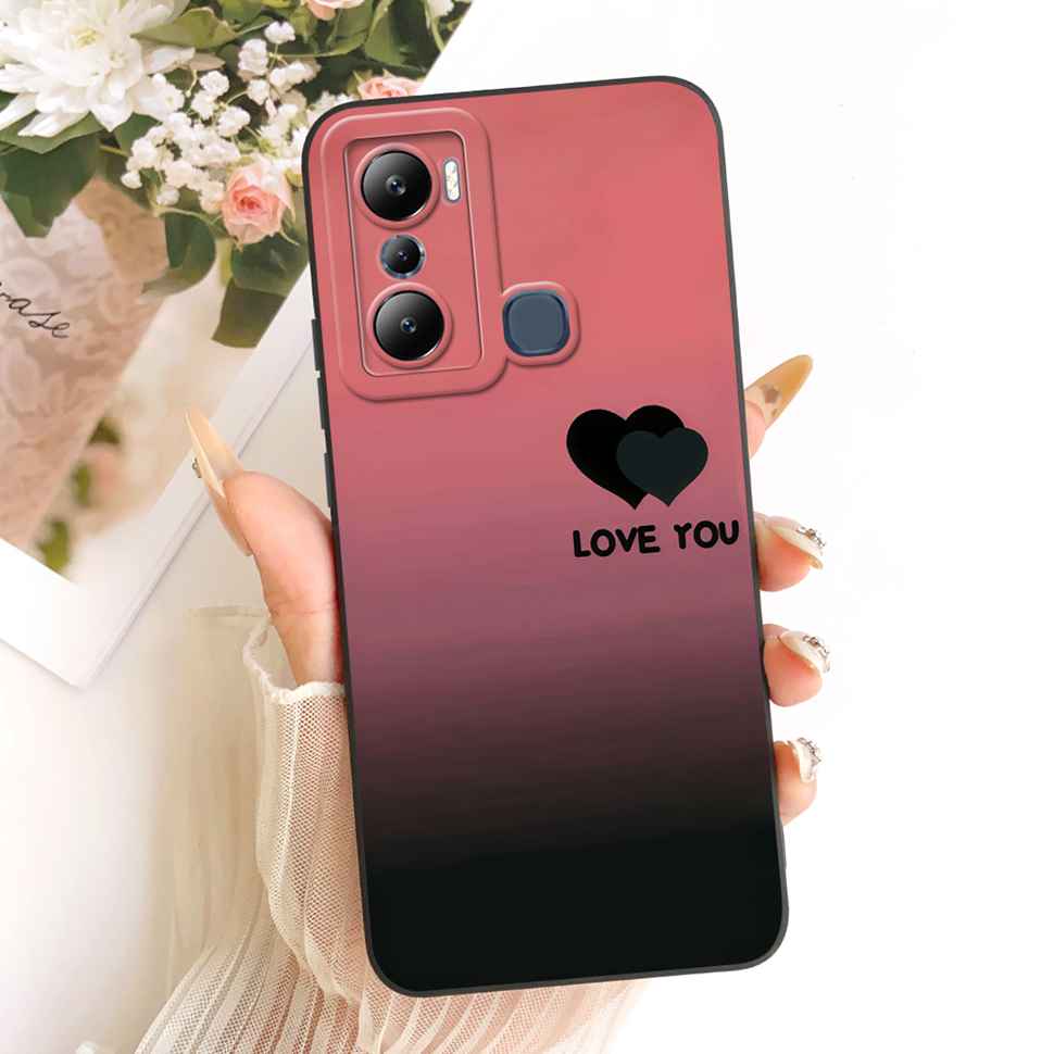 Für Infinix Hot 20i X665C X665E Hüllen Blume Schmetterling Silikon Weiche Abdeckung Für Infinix Hot 20i Hot20i Handy Rückseite Hülle