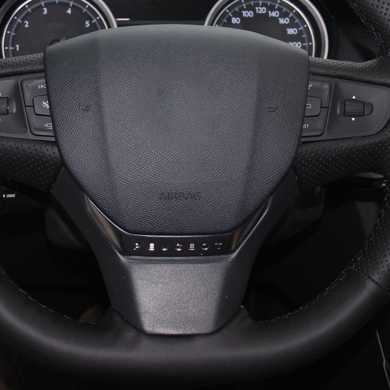 Coprivolante in Ecopelle Nera per Peugeot Expert Traveller 2016-2022 Citroen Spacetourer 2017-2022