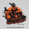 Backen Halloween Kuchen Dekoration: Fledermaus, Spinne, Hexe, Geisterhaus Topper