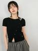 KOOLKITTEN Ribbon Tie Slim Fit Ribbed Tee 3 Colors