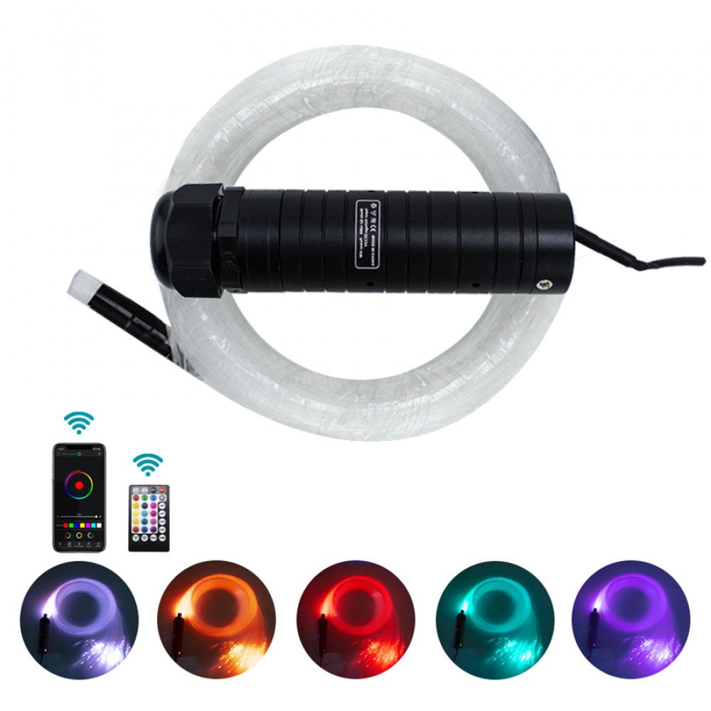 Car Roof Celling Light Kit Twinkle Star Lights Fiber Optic Bt App Control 300Pcs