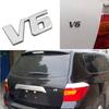 3D Chrom Metall V6 Auto Auto Heckklappe Aufkleber Kofferraum Deckel Emblem Abzeichen Aufkleber