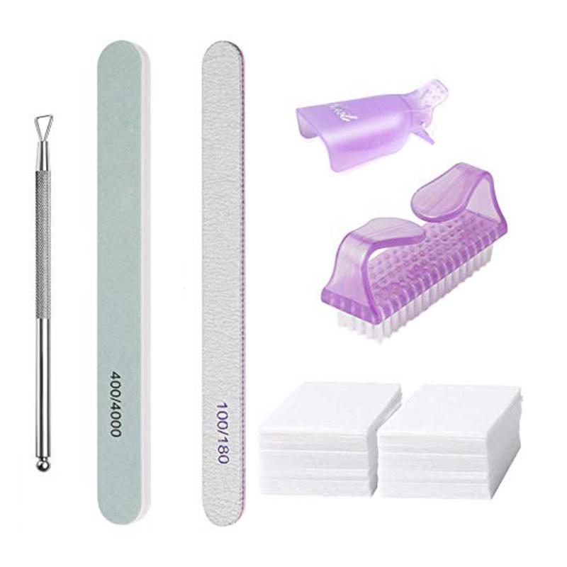 Buy Nail Polish Gel Remover Tools Kit with Nail Clips Nail Remover Pads
