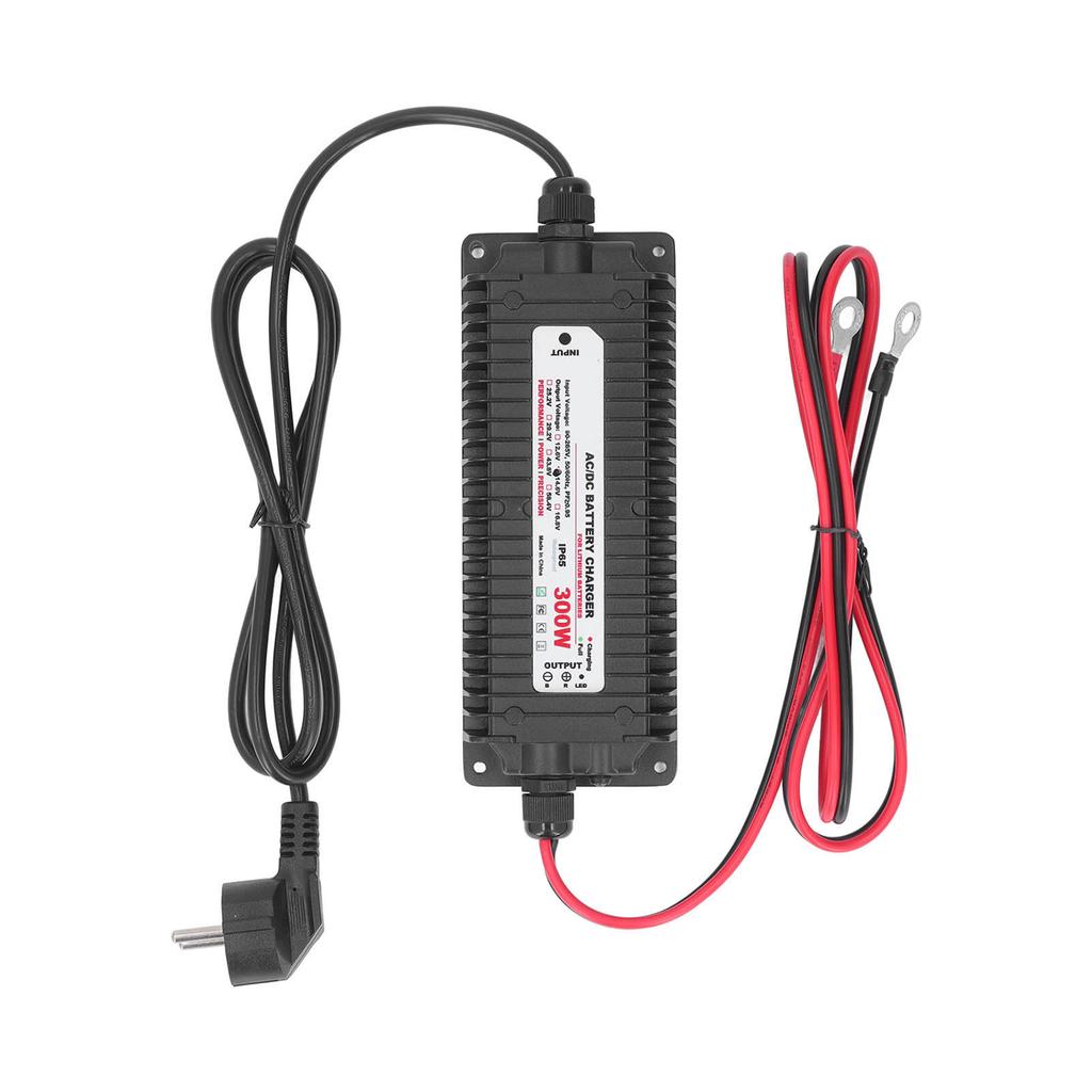 Încărcător Inteligent pentru Baterii cu Litiu Lifepo4 Fosfat de Fier și Litiu 24V(29,2 V) 10A AC la DC Impermeabil