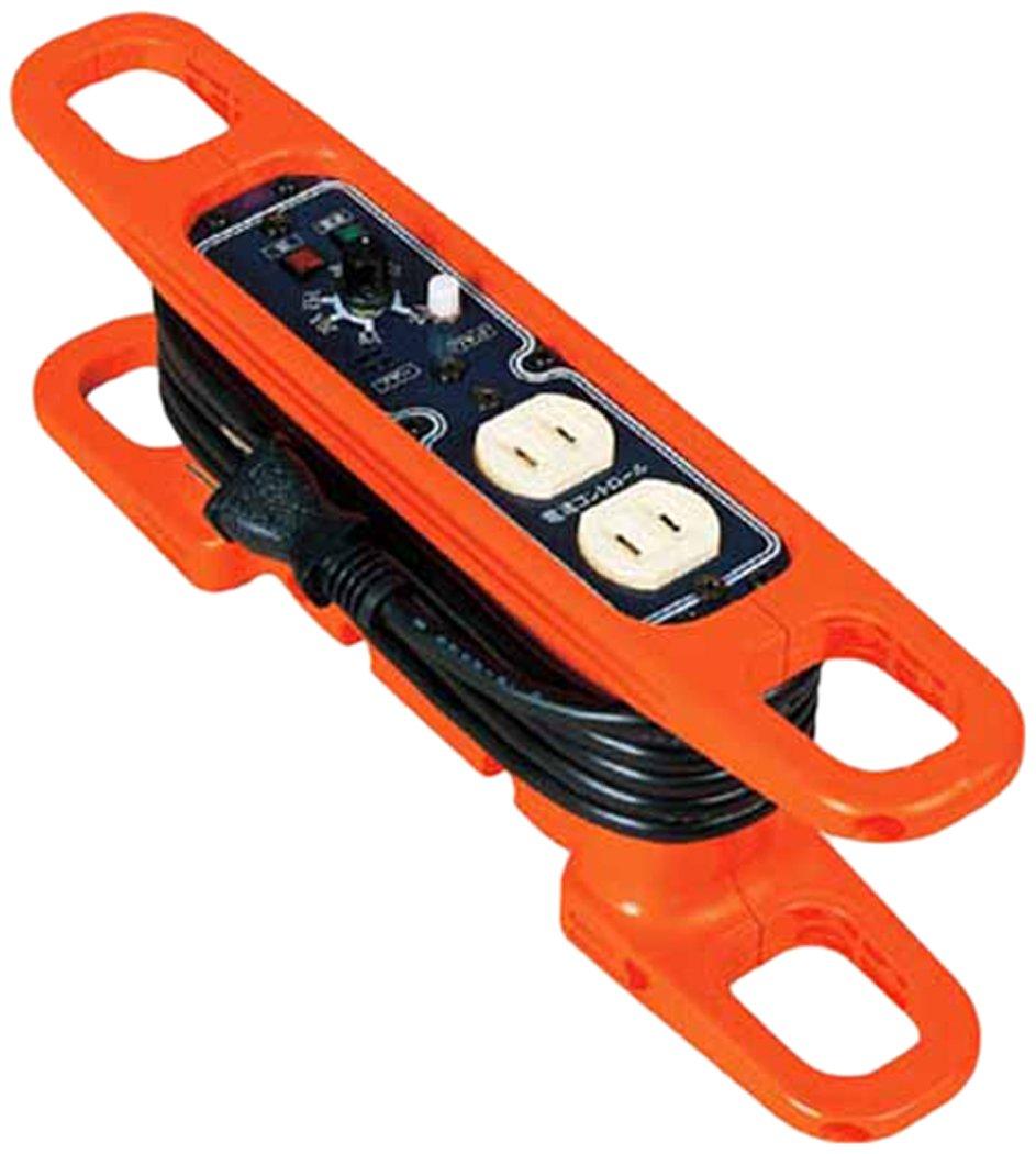 

Nichido Hand Reel, Current Control Reel, 100V, 2-Core x 3m, Black, HRC032