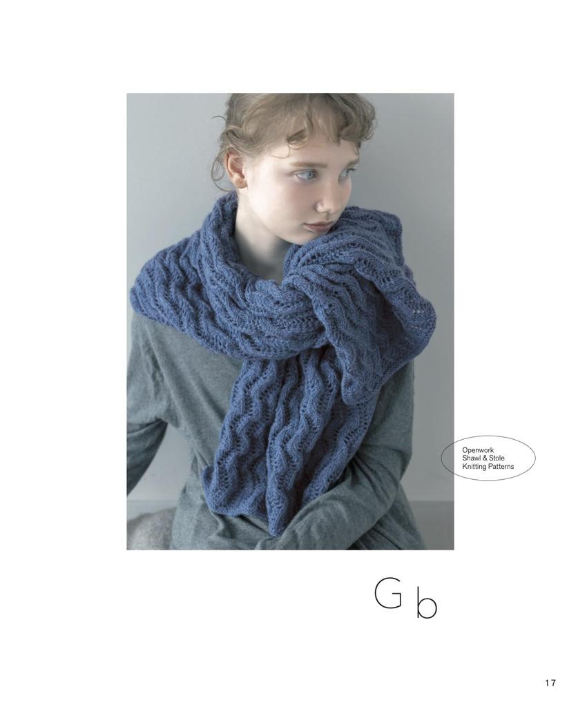 Knitting Book "Lace-Patterned Shawls & Stoles to Knit with Needles – Enjoyable All Year Round" (applemints)