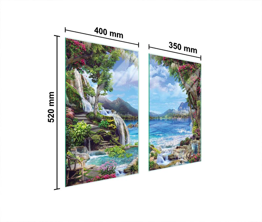 PLACA PROTECTORA DE CRISTAL PARA COCINA 75x52 SUPERIOR