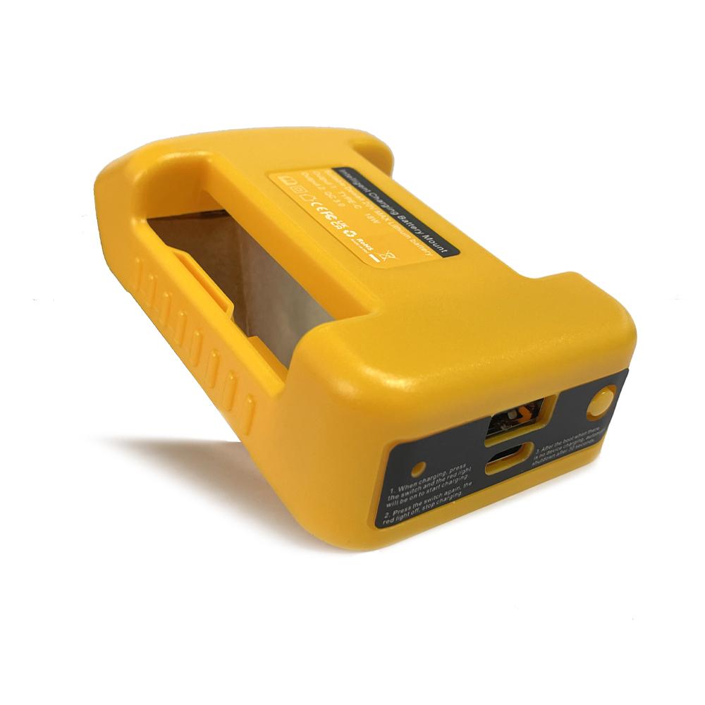 Adaptor Nou Încărcător USB pentru Baterie Litiu Dewalt 18V 11V Tip Portabil Tip-C Încărcare Rapidă Suport Suport Cutie Depozitare Baterie