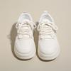 Platform Sneakers Shoes for Women Cute Sweet Solid Colour Womens Sports Shoes Casual Versatile Female Small White Leather