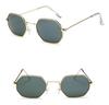 Fashion Men Hexagon And Women Square Sunglasses With Stylish Mirror Finish And Clear Glasses
