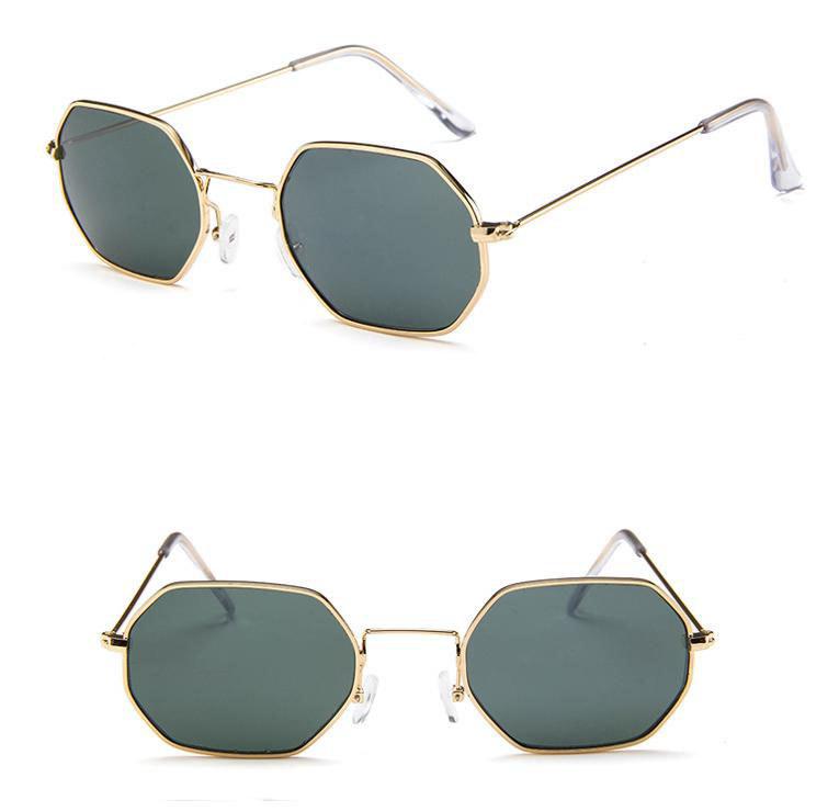 Fashion Men Hexagon And Women Square Sunglasses With Stylish Mirror Finish And Clear Glasses