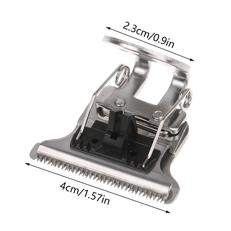 T Shaped Hair Clipper Blade With Stand T9 Blade Trimmer Replace The Cutter Head Of The Hair Clipper Replacement Clipper Head