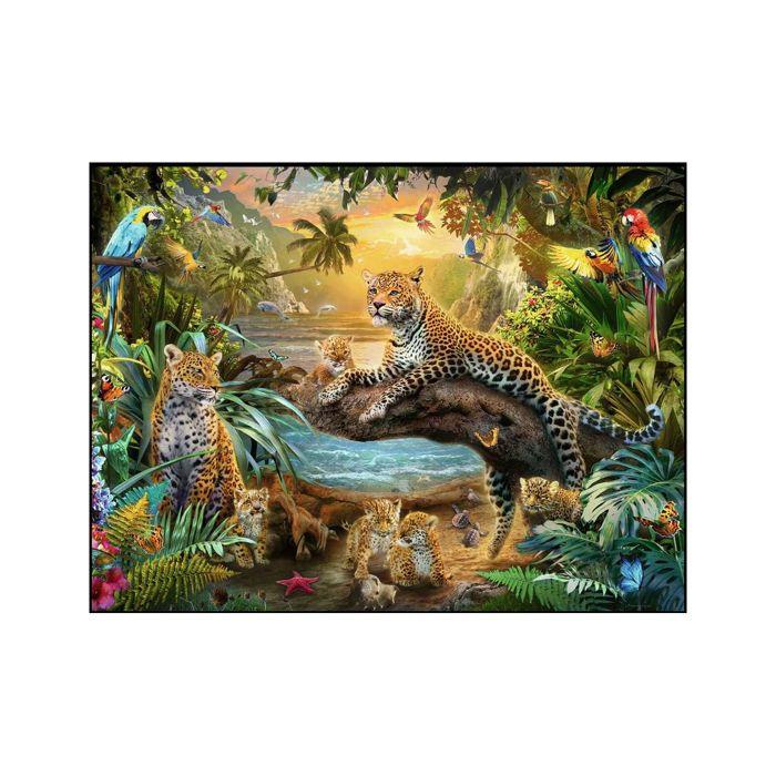 Puzzle 1500 pièces - Ravensburger - Léopards dans la jungle - Multicolore - Pour enfants de 14 ans et plus