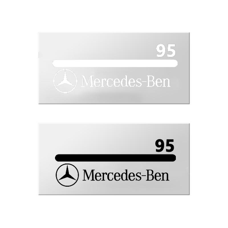 FHP3   New 2025 Car Fuel Tank Cap Sticker Exterior Decal Auto Accessories For Mercedes Benz W212 W213 W205 W177 W247 W176 CLS CLA CLK C