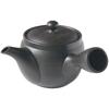 Tokoname Ware Large Teapot with Ceramic Tea Strainer Made In Japan (ceramesh), 480cc, (black Clay)
