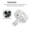 NonSlip Steel 1/4 Threaded Knob Knurled Knob Screw Adapter For Quick Setups Of Photography Equipment Without Tool
