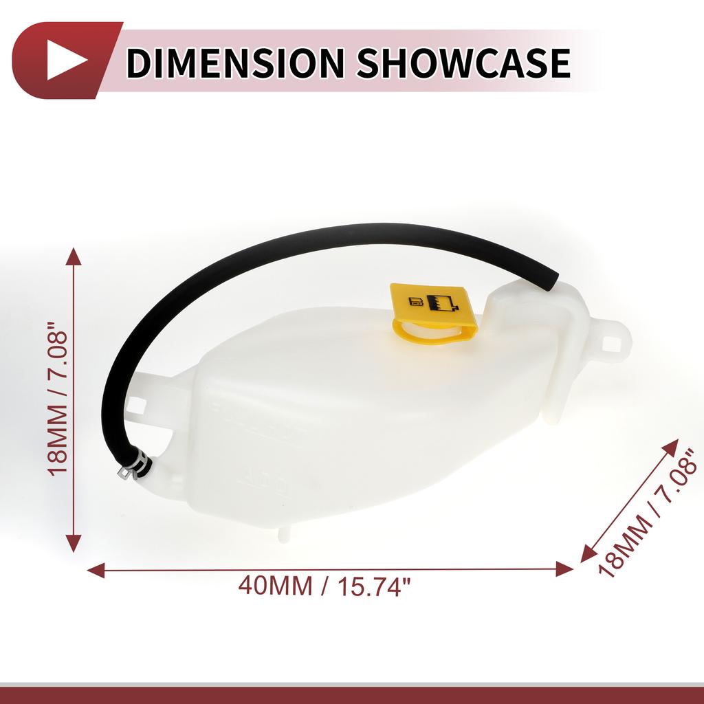 UXCELL Engine Coolant Reservoir Water Expansion Tank for Chrysler 200 Sebring for Dodge Avenger Coolant Bottle No.5058371AD