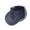 Cross Rivet Military Cap – Unisex Street Dance Punk Style, Washed Cotton, Breathable Flat Top Design
