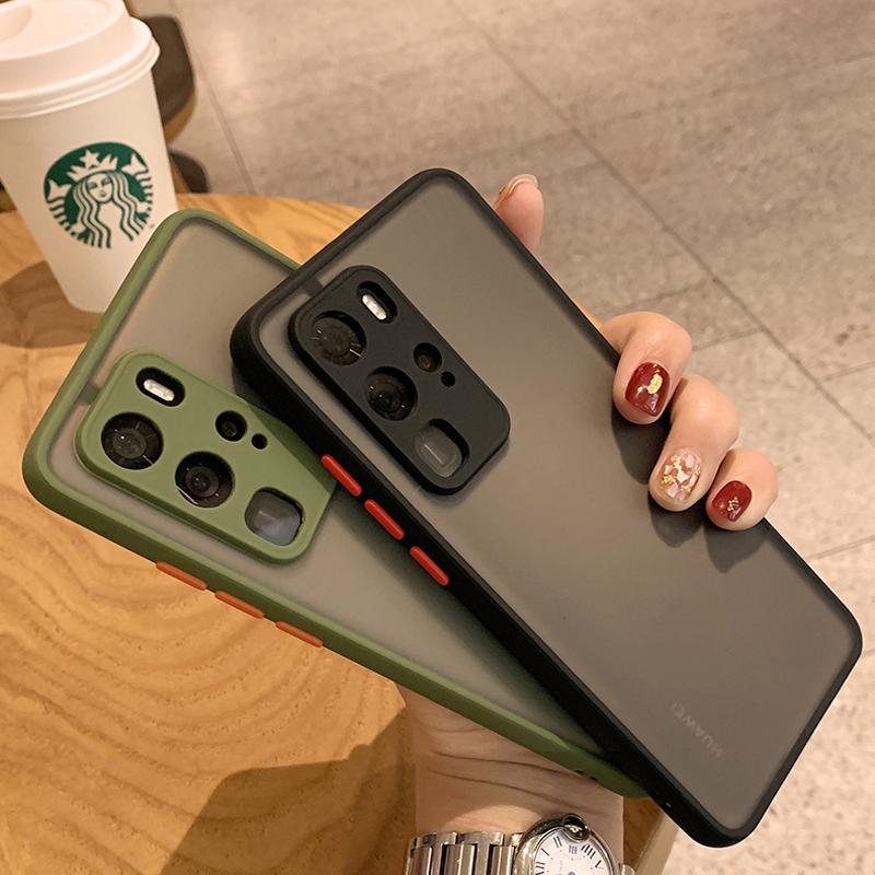 Armor Shockproof Phone Case For Samsung Galaxy S20 FE Note 20 Ultra S10 S20 Plus S21 S22 S23 FE S24 Ultra Case Skin Feel Cover