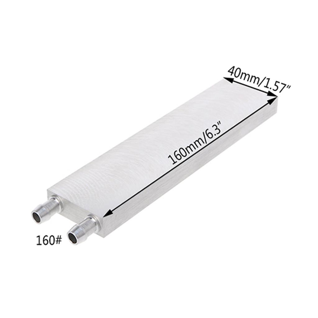 Aluminum Water Cooling Block Heat Sink System For Miner Machine Standard Water Cooling Blocks 40x120mm 40x80mm 40x160mm