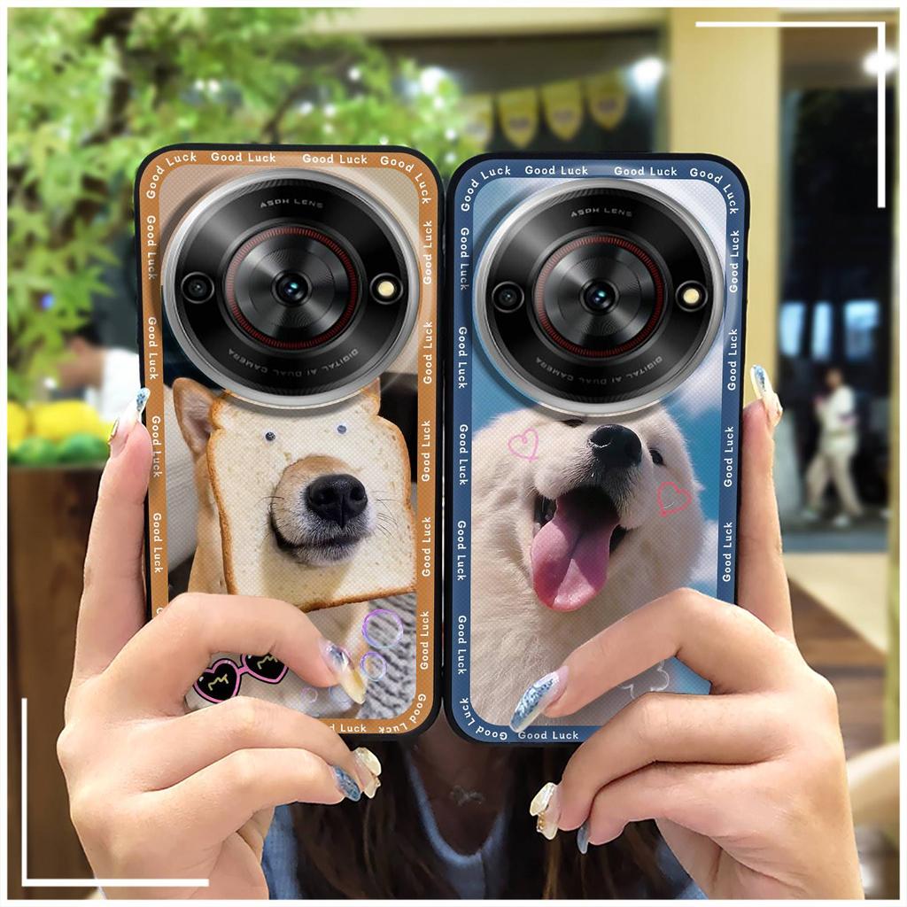 Modedesign Handyhülle Handyhülle für ZTE Blade A75 5G/Nubia Focus 5G/Calf 5G Niedliche Weiche Hülle TPU Graffiti