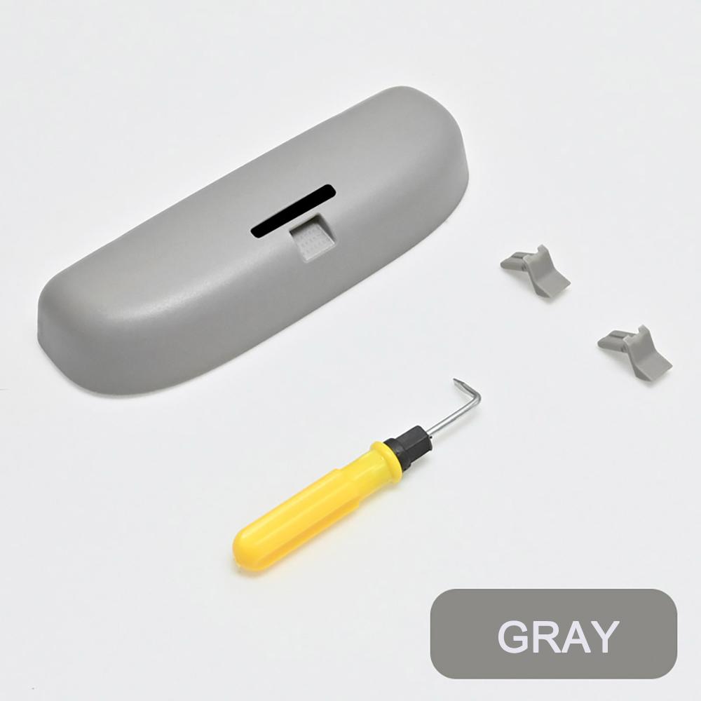 

Car Sunglasses Holder Sun Glasses Box Eyeglasses Case for BMW X1 F48 X3 F25 X5 G05 F10 F11 F20 I3 Accessories серый