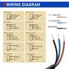 KJT M8 Sn 2mm Proximity Sensor Switch NON-Flush Inductive Detection Approach PNP NPN Normal Open Close with 2m Cable Wire