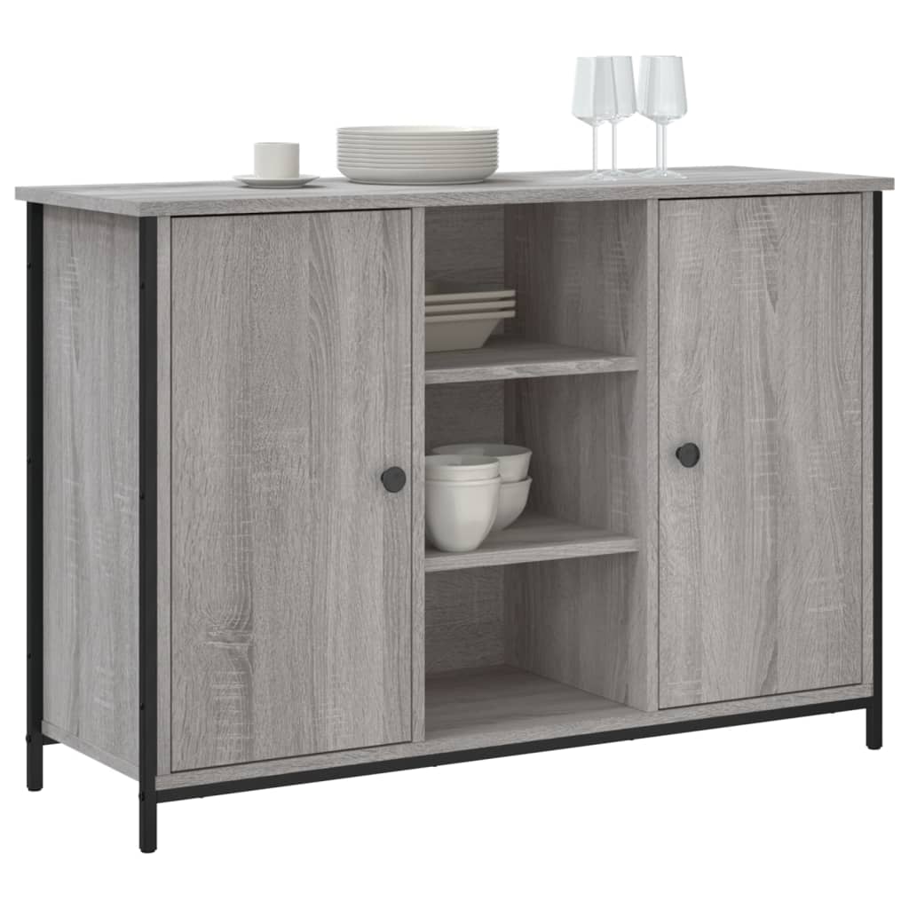 Sideboard Gray Sonoma 100x35x70 Cm Particleboard