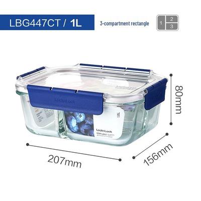 High Borosilicate Glass Food Container