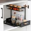 Two-Tier Metal Kitchen Shelf Stand Organizer Rack