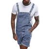 Mens Plus Pocket Jeans Overal Jumpsuit Streetwear Overal Suspender Kalhoty