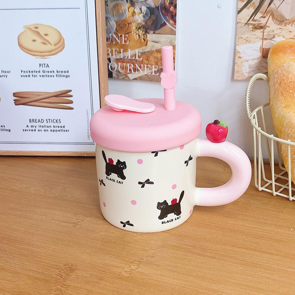 Straw Cup with Good Looks and Small Gifts for Girls To Best Friends Birthday Gifts for Girls Mug with Lid Girl Heart