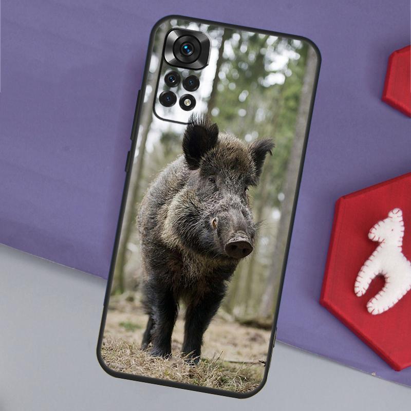 Wild Boar Funda For Xiaomi Redmi Note 13 14 Pro 12 11 9 10 9S 10S 11S 12S Redmi 14C 10C 12C 13C Case