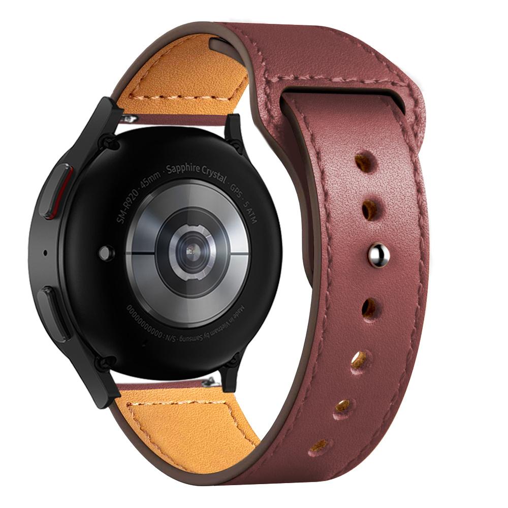 20mm 22mm Band For Samsung Galaxy watch 4/7/5 Pro/6/classic/Gear s3 40mm 44mm Leather bracelet correa Huawei GT/2e/3/4/5 straps
