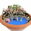 6pcs Fairy Garden Miniature Fairies Figurines Decoration Fairy Garden Accessories for Home Outdoor Yard Lawn Flower Pot